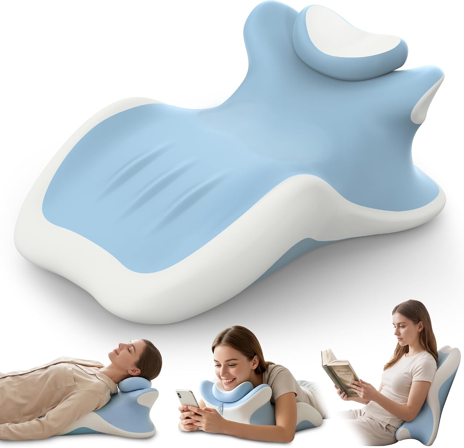 HAMYODO 27° Angled Memory-Foam Pillow