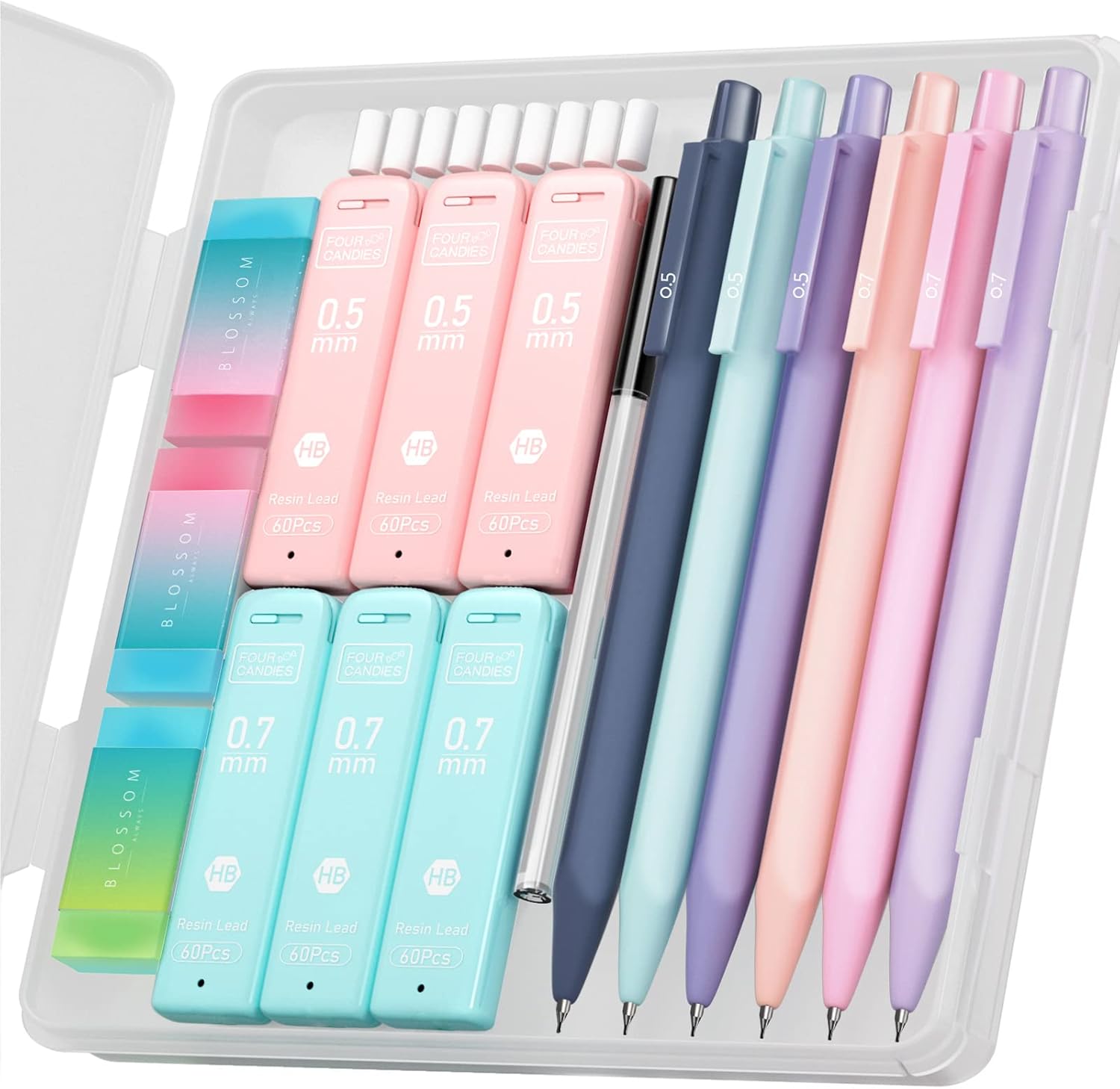 Cute Mechanical Pencil Set, 6-Pack
