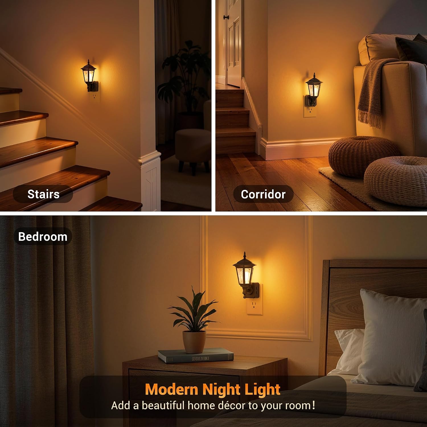 Dimmable Industrial 180°Rotating Night Light