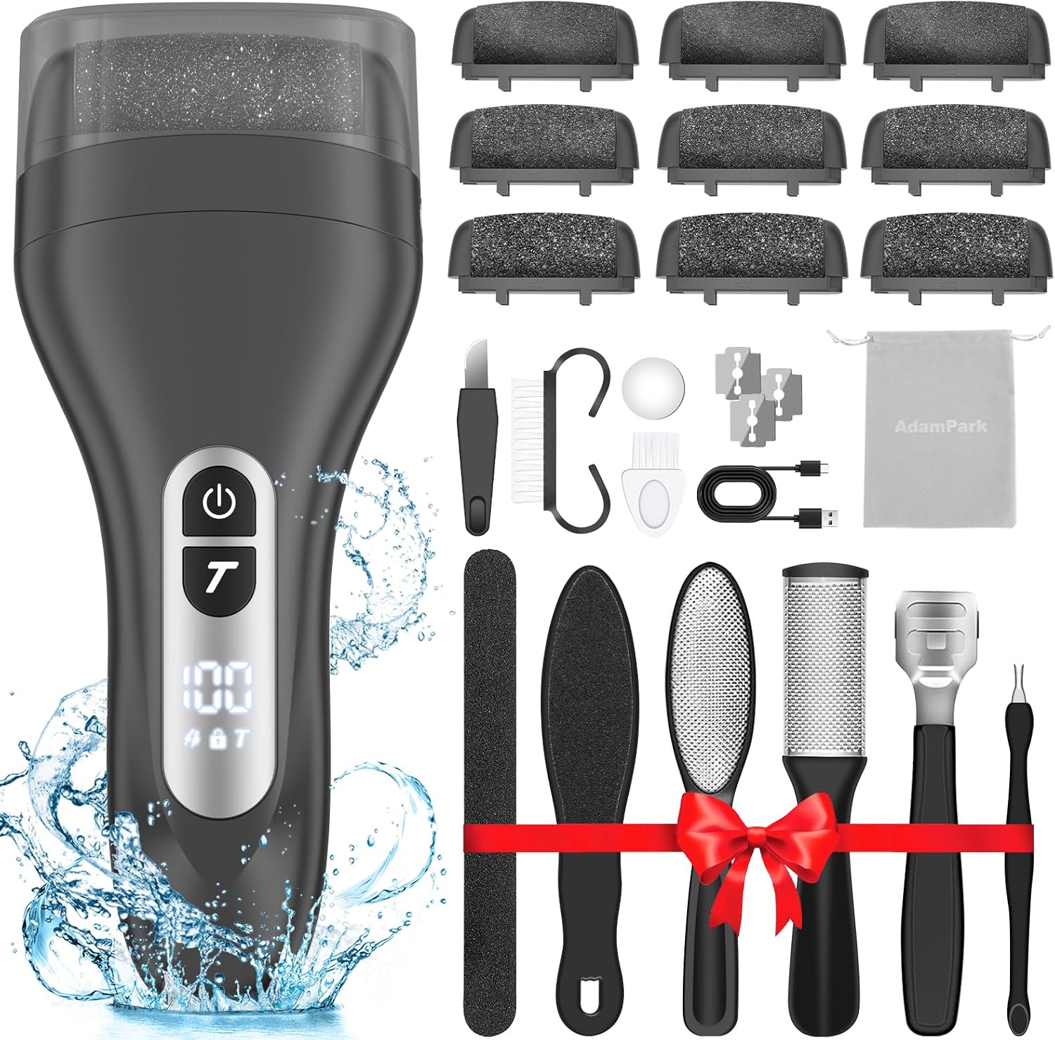 Electric Callus Remover for Feet,Professional Pedicure Kit Rechargeable