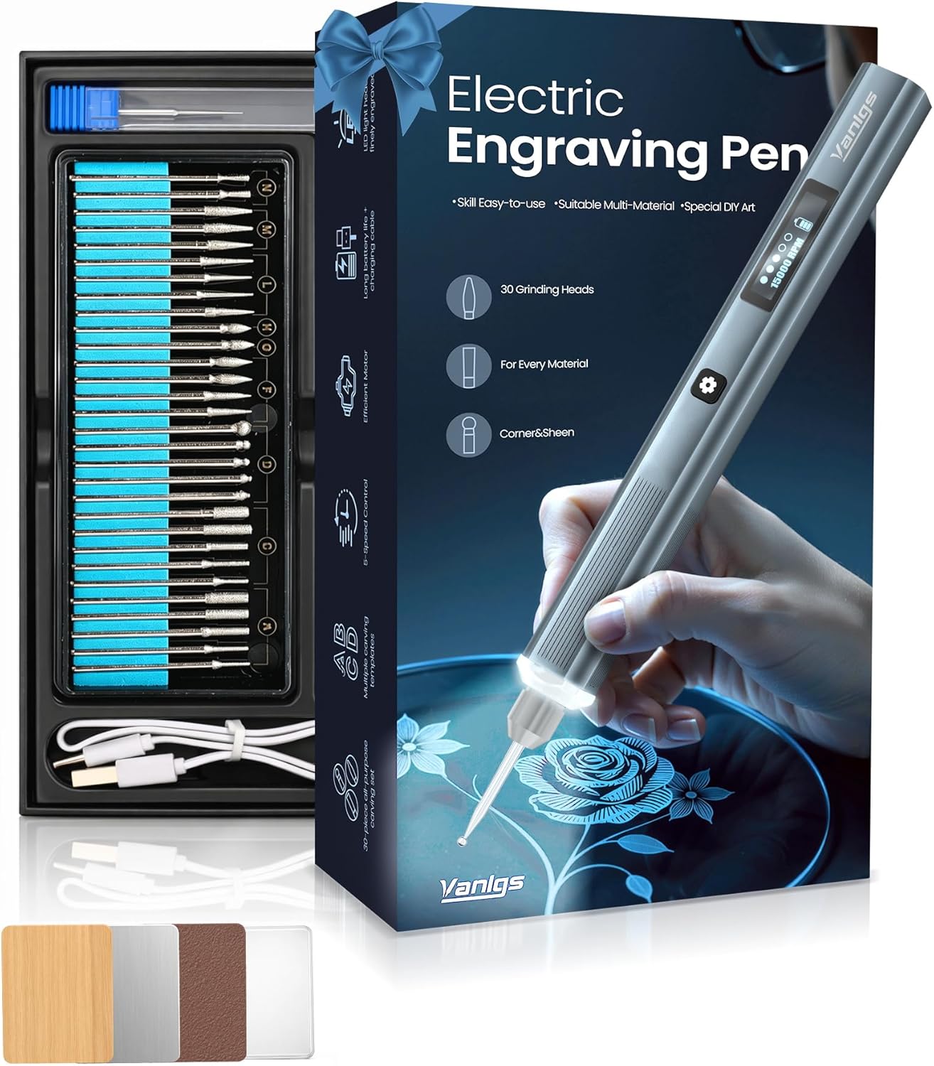 Engraving Tool with LED Lights