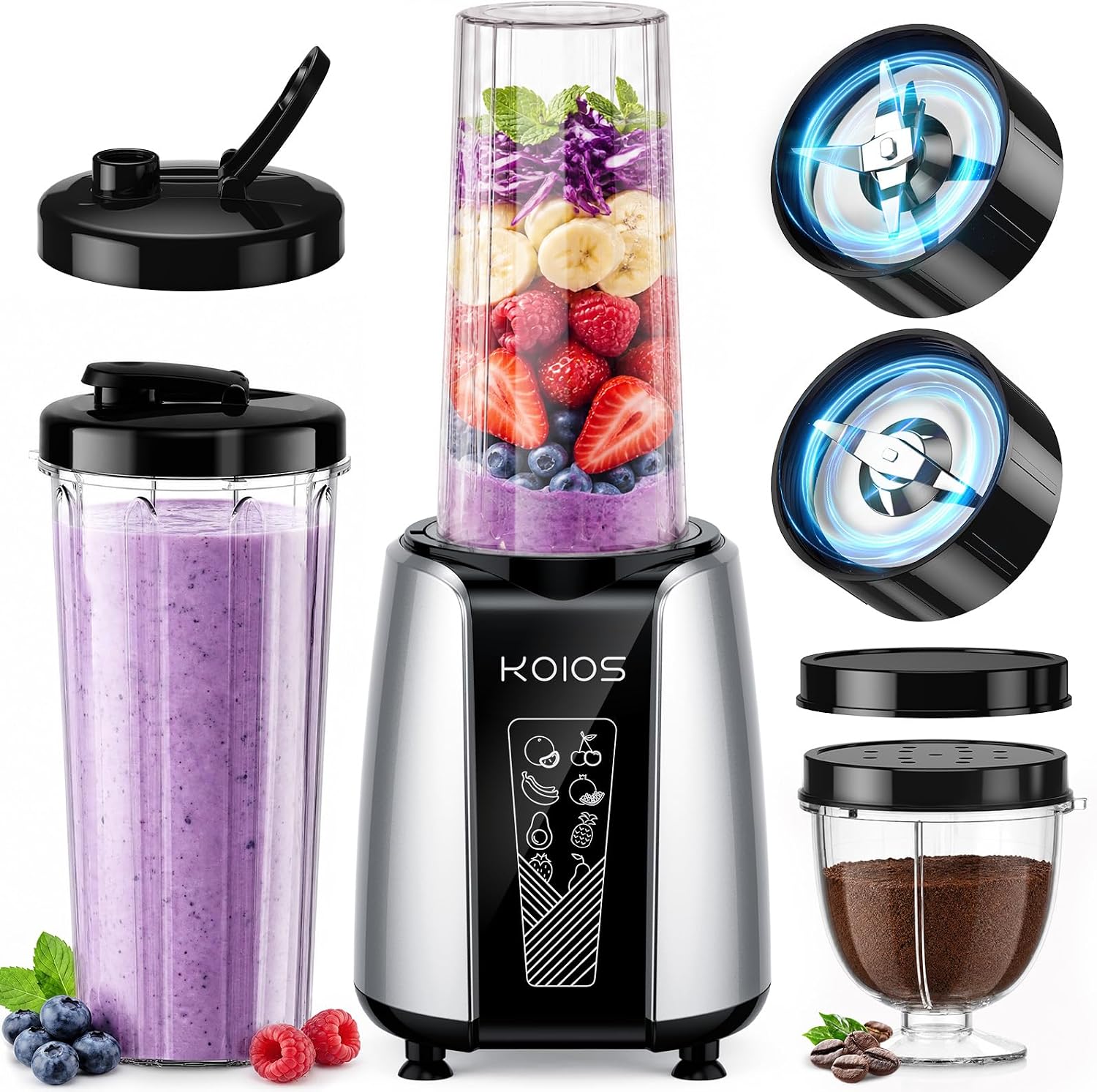 13-in-1 Kitchen Smoothie Maker and Grinder Combo