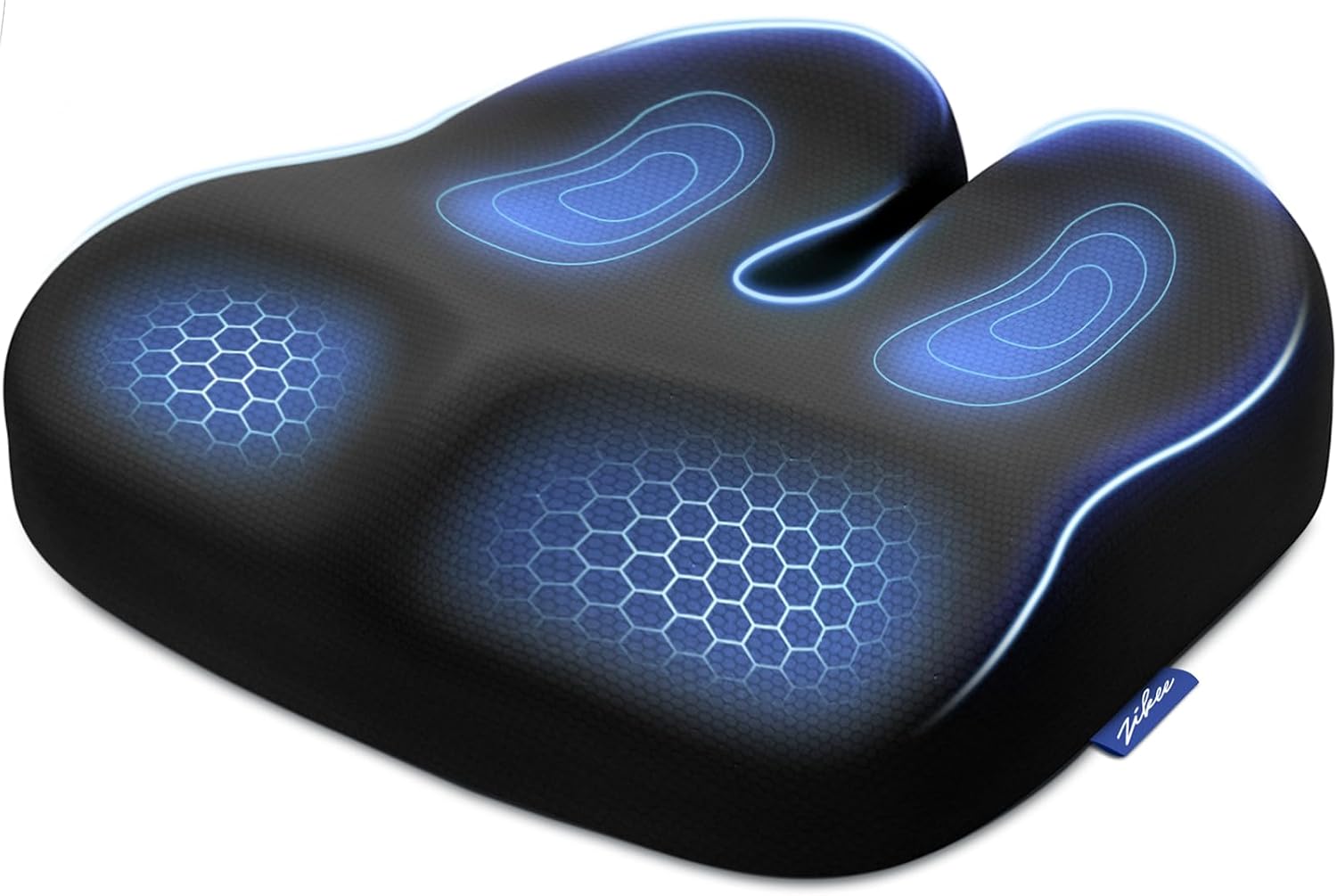 Ergonomic Seat Cushion with Thigh Slope for Long Sitting