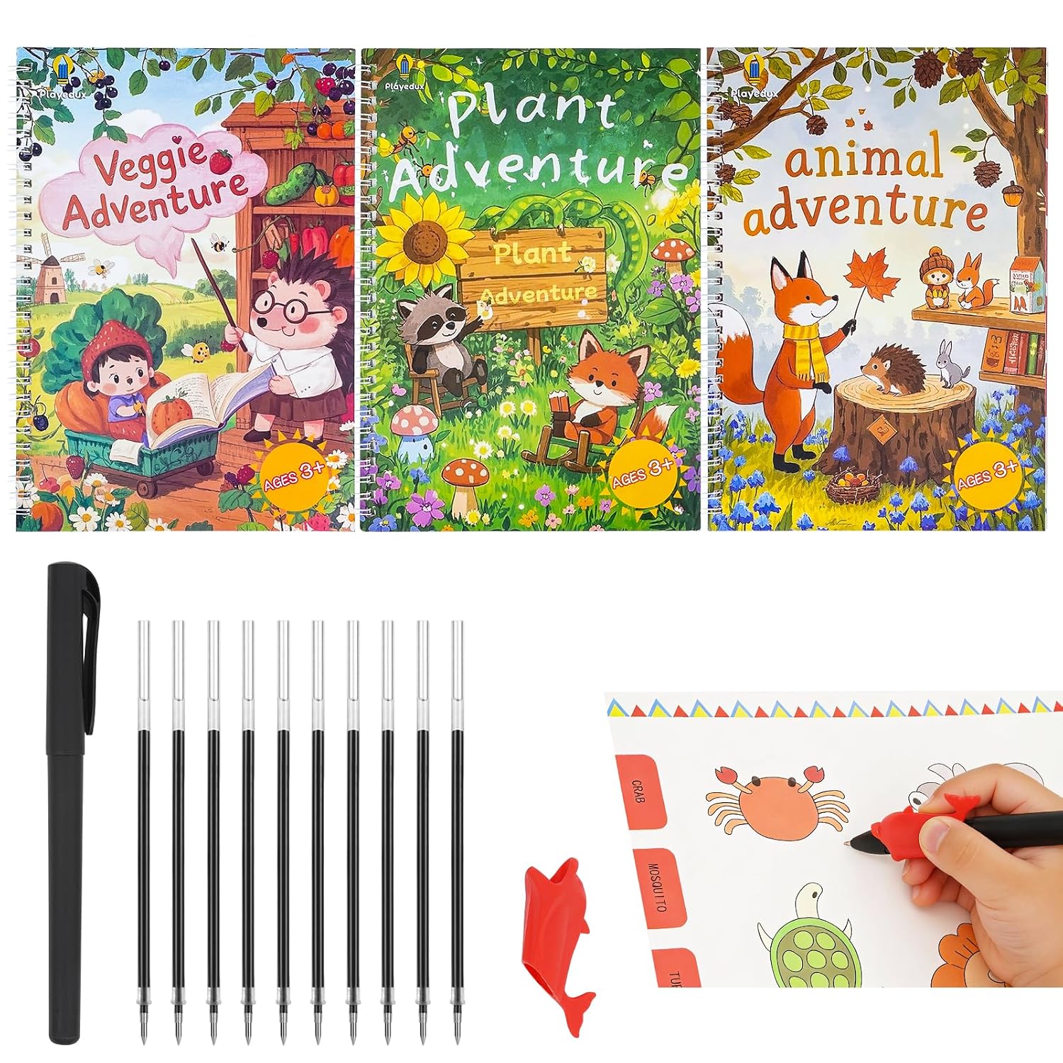 Magic Grooved Writing Practice Books 3-Pack