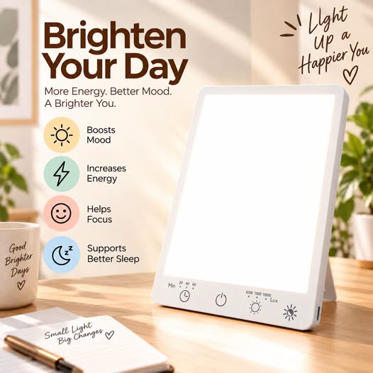 10,000 Lux Light Therapy Lamp